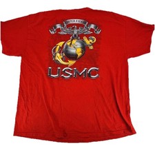 Vintage 2000s Y2K USMC Marines Semper Fi Military Shirt Size 2XL