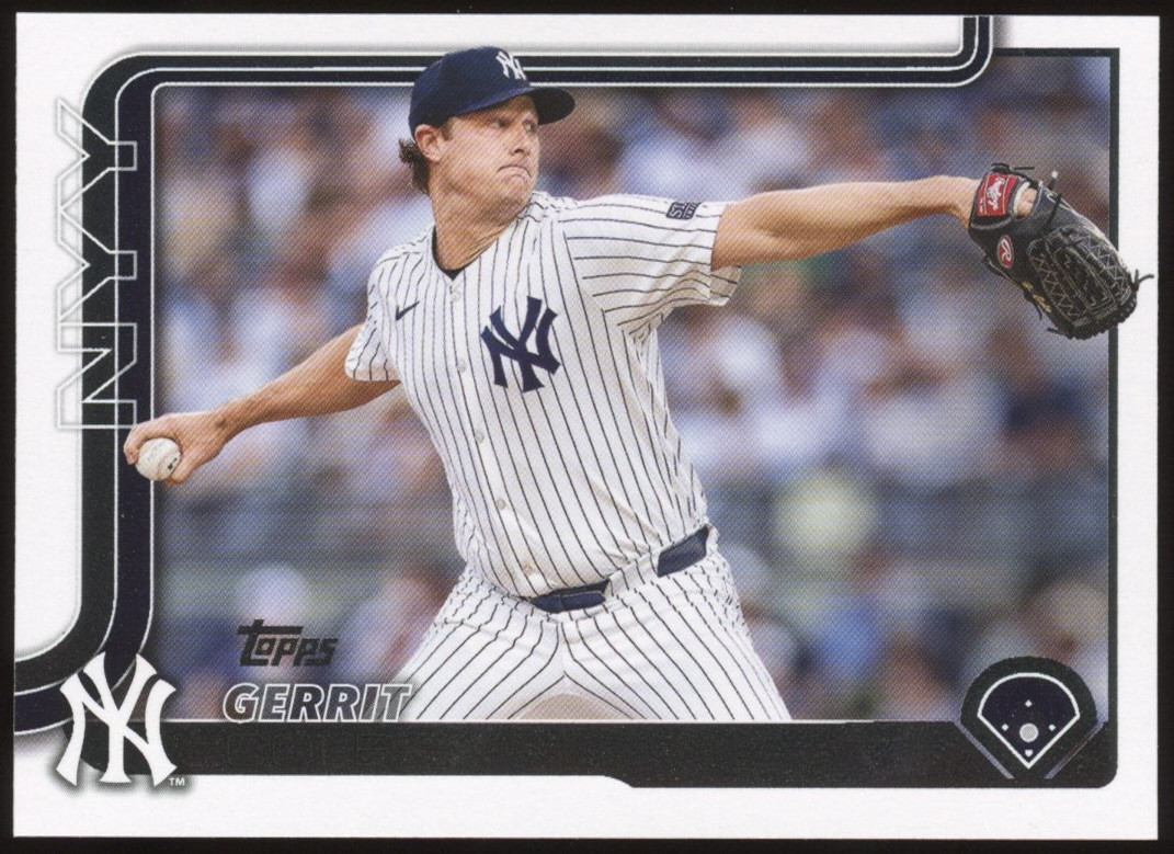 2025 Topps Series 1 #187 Gerrit Cole New York Yankees