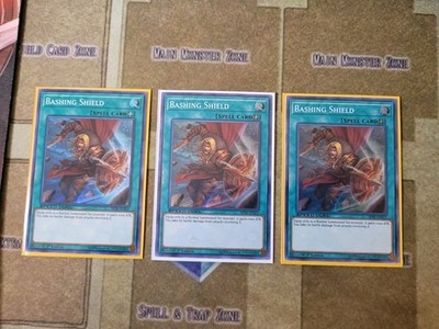 YUGIOH 3X BASHING SHIELD SBTK-EN037 SUPER 1ST ED NM SPEED DUEL 