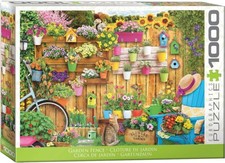 Eurographics jigsaw puzzle; Garden Flowers; 1000 pieces