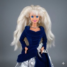 Barbie Avon 95 Special Edition Winter Velvet Doll First One In A Series Mattel