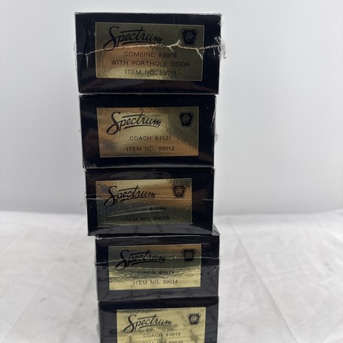 Lote de 5 Bachmann Spectrum PRR en caja. # 9916, #4531, #3758, #8019, #3818 ¡NUEVO!! | Condition: New