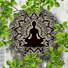 2D Flat1pcs 7.87X 7.87Inch Aluminum Metal Inch Round Foil Art Decoration Suitabl