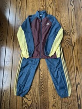 Vintage Adidas Windbreaker Track Suit Men  s M/L Color Block
