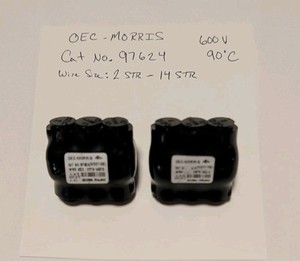 2 PACK: Morris 97624, Insulated Multi-Conductor Electrical Connector 2-14 Wire