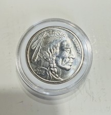 APMEX INDIAN HEAD / BUFFALO 1 TROY OUNCE .999 FINE SILVER ROUND BU FRESH