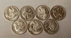 Lot of 7 Prospectors Gold and Gems 1/20 0.05 oz 999 Silver Rounds