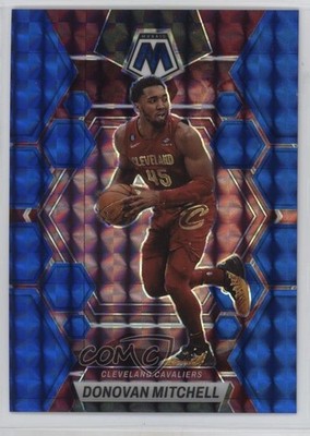 2022-23 Panini Mosaic Blue Mosaic Prizm 8/199 Donovan Mitchell #5 1u5y