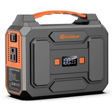 Portable Power Station, 100W 110V Power Pack with AC Outlet, Portable Solar G...