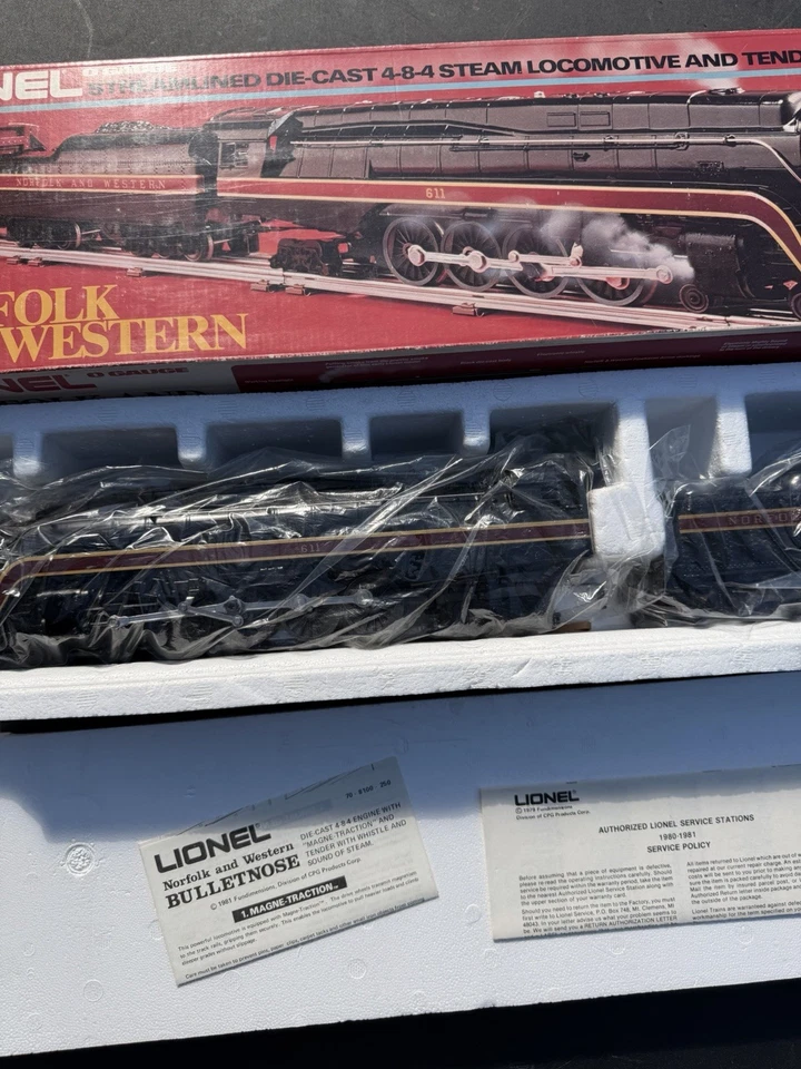 Lionel 6-8100 Norfolk & Western J-Class 4-8-4 Steam Locomotive & Tender 6B - Image 2 of 4