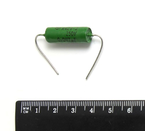 Condensatore PIO K42Y-2 0,047uF - 1uf 250 V Carta in Variazioni Olio URSS NOS - Foto 3 di 10