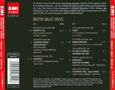 BRITISH BALLET MUSIC NEW CD
