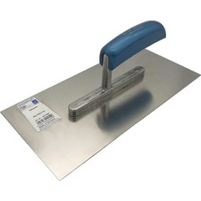 Smoothing trowel l.280mm w.130mm beech wood handle tooth 4x4mm stainless VA HAROMAC