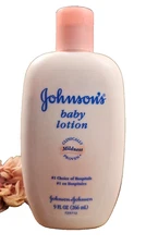 NOS Vintage Johnsons Baby Lotion ORIGINAL FORMULA 9 oz / 266 ml Pink SEALED 2007