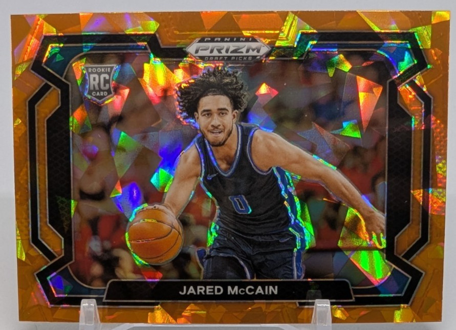 2024 Panini Prizm Draft Picks #35 Jared McCain Image Variation Orange Ice Prizm