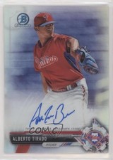 2017 Bowman Chrome Prospect Refractor 481/499 Alberto Tirado #CPA-ATI Auto 0o6v