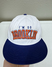 KBETHOS Hat Snapback Im So Brooklyn Cap White Navy NY
