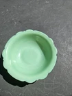 VINTAGE MCKEE JADEITE LARGE 8.5" SERVING BOWL RARE   SCALLOPED EDGE URANIUM