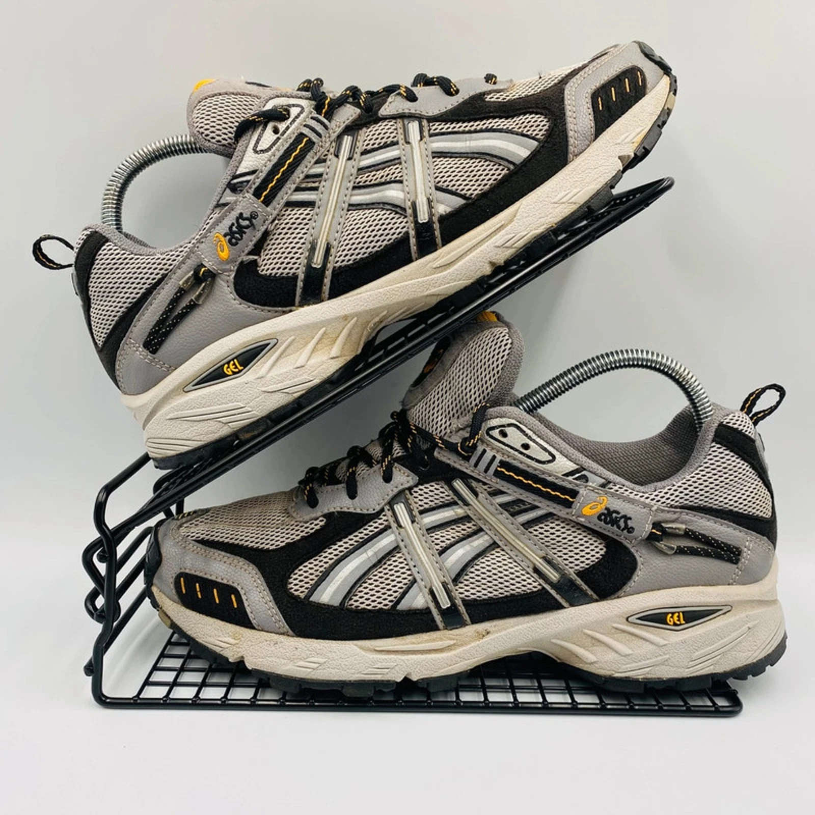 Asics Gel Sneakers Enduro Trail Uomo Tg 8 Vintage Lacci Maglia Bassa Outdoor Y2K