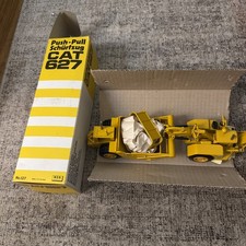 Vintage NOS NZG CAT 621 Push Pull Scraper No 127 1:50 Diecast Made In W. Germany