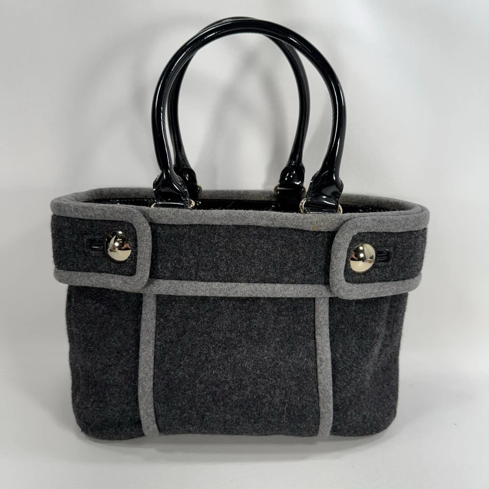 Bolso de Mano Kate Spade New York Alda Quinn Chestnut Hill Cuero Lana Negro Foto 4 de 4