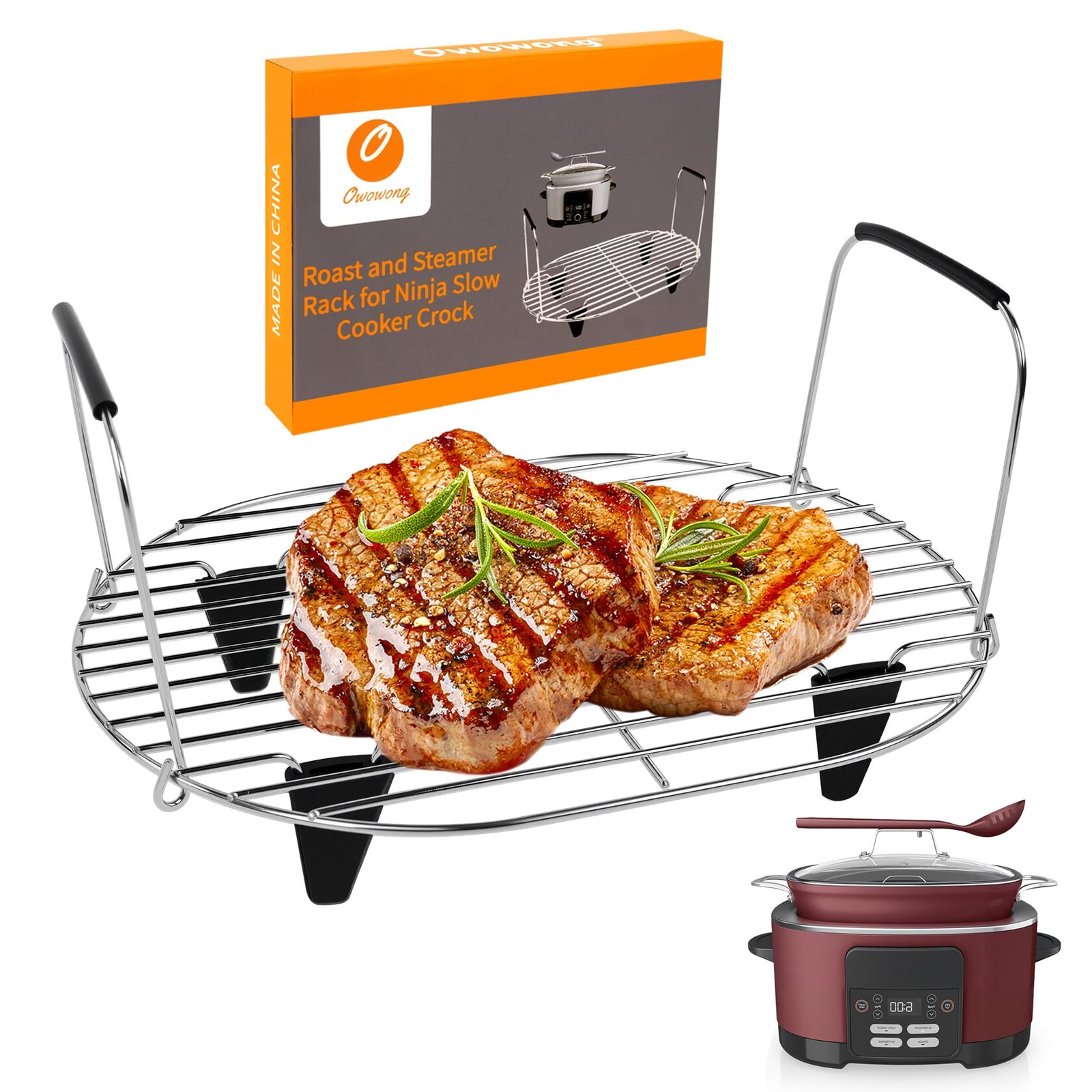 Roast and Steamer Rack Compatible with Ninja Foodi Possible 