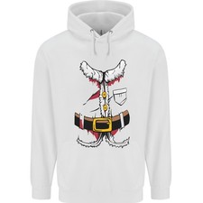 Christmas Santa Claus Fancy Dress Costume Childrens Kids Hoodie