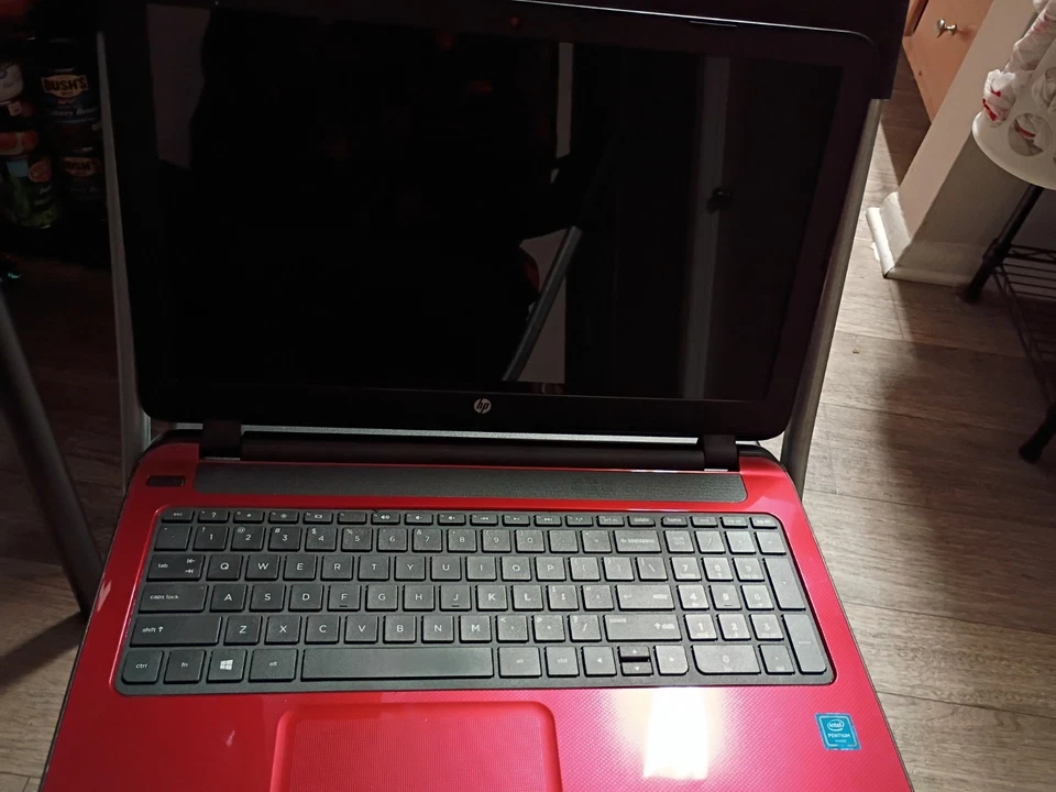 HP Pavilion 15 (Red) Laptop – Intel Pentium, No Charger, Untested - Image 3 of 4