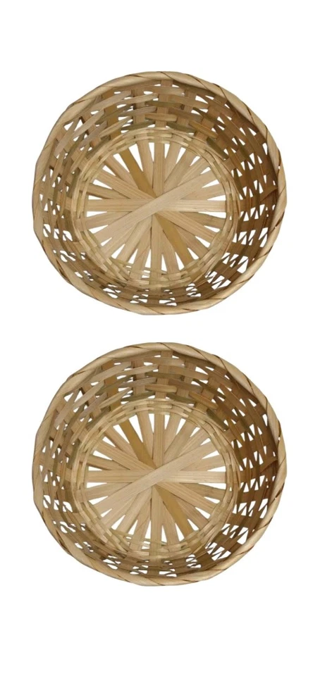 2x Bastkorb Osterkorb, Osterkörbchen, Dekokorb, NEU, mit Stroh gefüllt  - Bild 2 von 2