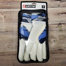 NEW Lotto GK300 Size 9 Padded Soccer Goalkeeper Gloves