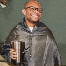 Adventuridge Outdoor Camping Blanket 80x54, Snap Fastners, Carrying Bag,  New 