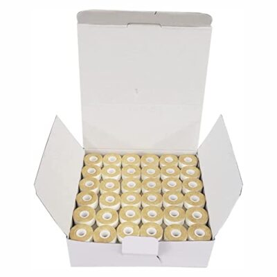 60S/2 Polyester Pre-Wound Bobbins Thread Superb White L Small 60wt. Sewing Th...