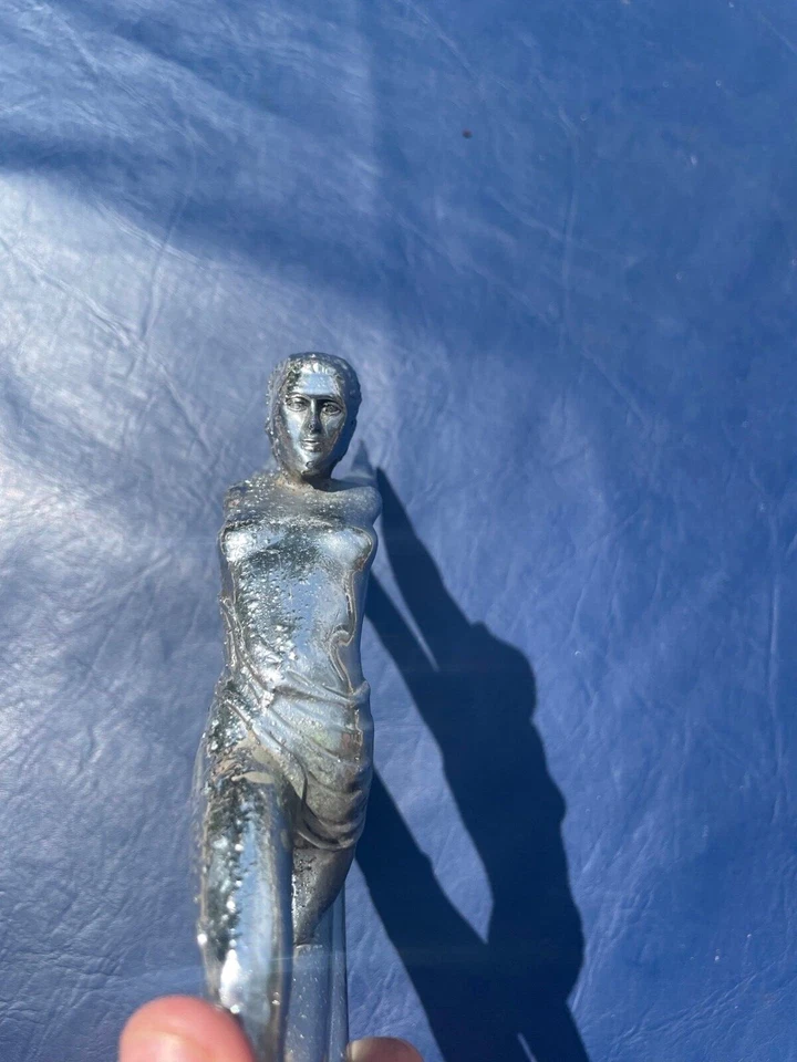 1934 Oldsmobile Capô Ornamento Mascote Deusa L 34 Usado Original 8 Cilindros - Imagem 4 de 4