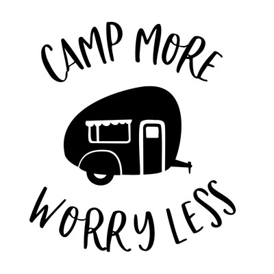 Camp More Worry Less (2) Poster Leinwand Film Film Druck A0 A1 A2 A3 A4 A5 A6 Kunst
