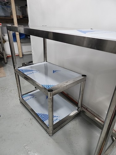 Commercial Stainless Steel Kitchen Food Prep Work Table Bench 3Layer 100*40*80CM - Picture 2 of 15