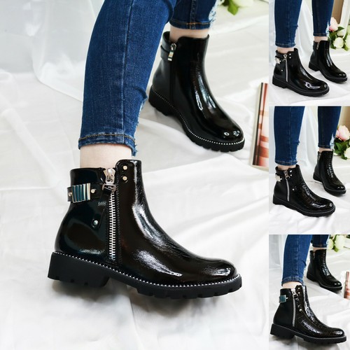 bottines chelsea femme cloutées