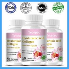 Hyaluronic Acid Capsules - Assists in collagen production, Nourishes the skin