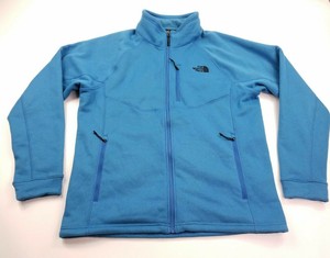 The North Face Mens Light Blue Full Zip Fleece Lined Jacket Size Large Ebay