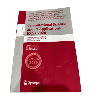 Computational Science and Its Applications - ICCSA 2020 20th International  6173