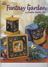 Fantasy Garden Vol I 1 Juanita Denton Acrylic Decorative Painting Pattern Book