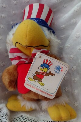Épinglettes Sam l'aigle aux Jeux olympiques d'été de Los Angeles de