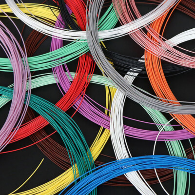 9 30AWG Rot PTFE Draht Versilberter Kupferdraht HOCH TEMP Kopfhörerdraht