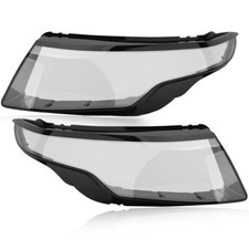 Pair Headlight Lens Cover For Land Rover Range Rover Evoque 2012 -2019