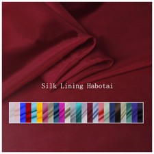1 Yard Pure Mulberry Silk Linings Habutai Fabric Tissu