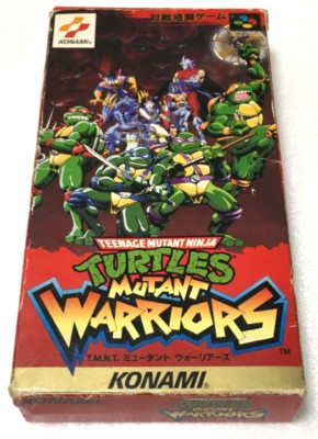 Turtles Mutant Warriors T.M.N.T  Nintendo Super Famicom