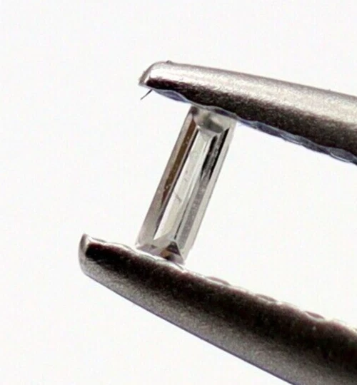 8 PCS Small Size Tapered Baguette Cut H/SI1 Grade 0.04 Ct Natural Diamond - Image 3 of 4