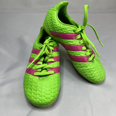Adidas Ace 16.4 Fg J Solar Green/ Shock/Black Soccer Shoes ( AF5034 ) size 11k