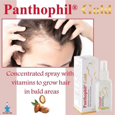 Panthophil Gold Tonic Vitamin Hair 150ml hair lose prevention with vitamin B5