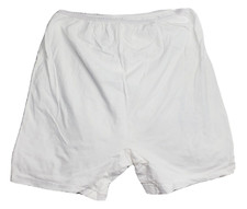 VTG Retro Carousel Pettipants Short Leg Panty High Waist Bloomers White Size 9