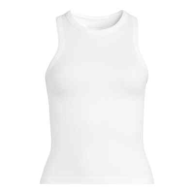 #ad No Boundaries Juniors Seamless High Neck Tank Top White Size L 11 13 $12.99